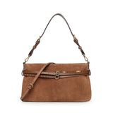 Borsa a spalla media Belt Bag in suede 106176 A0F6L17Q PINKO 