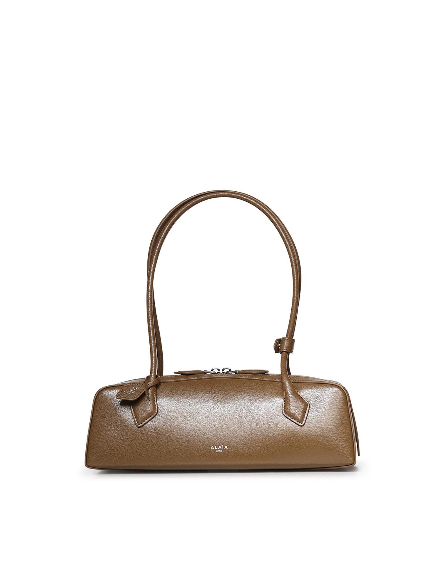 Borsa a spalla Le Teckel medium in pelle AA1S06033CA212 A47 ALAIA 