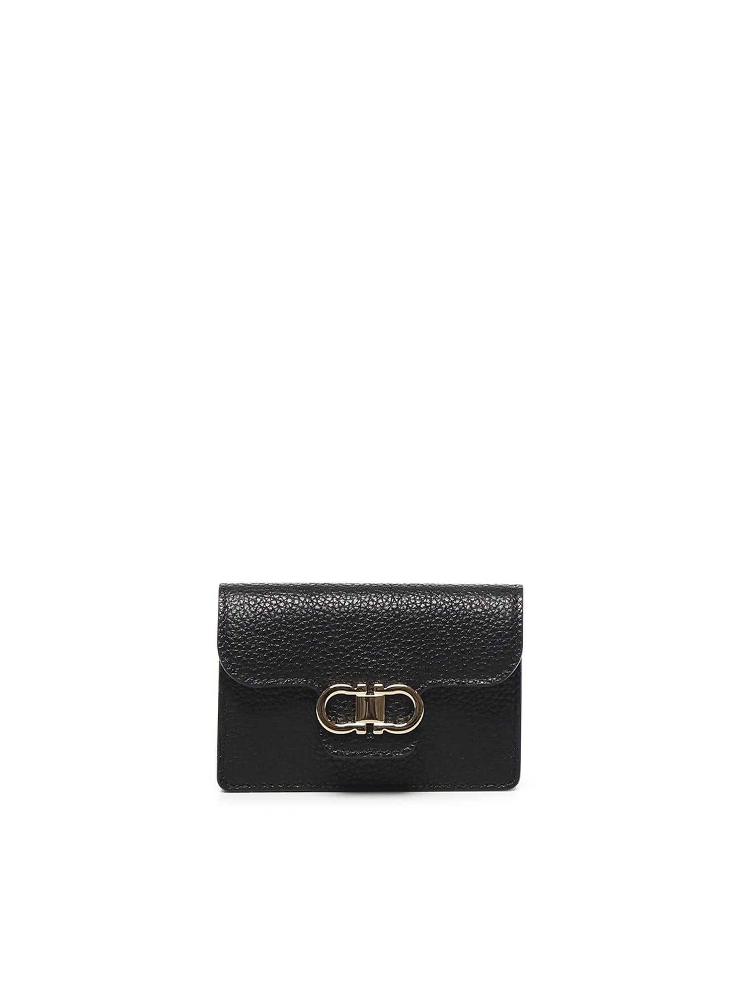 Portacarte gancini 220963 785795002 FERRAGAMO 