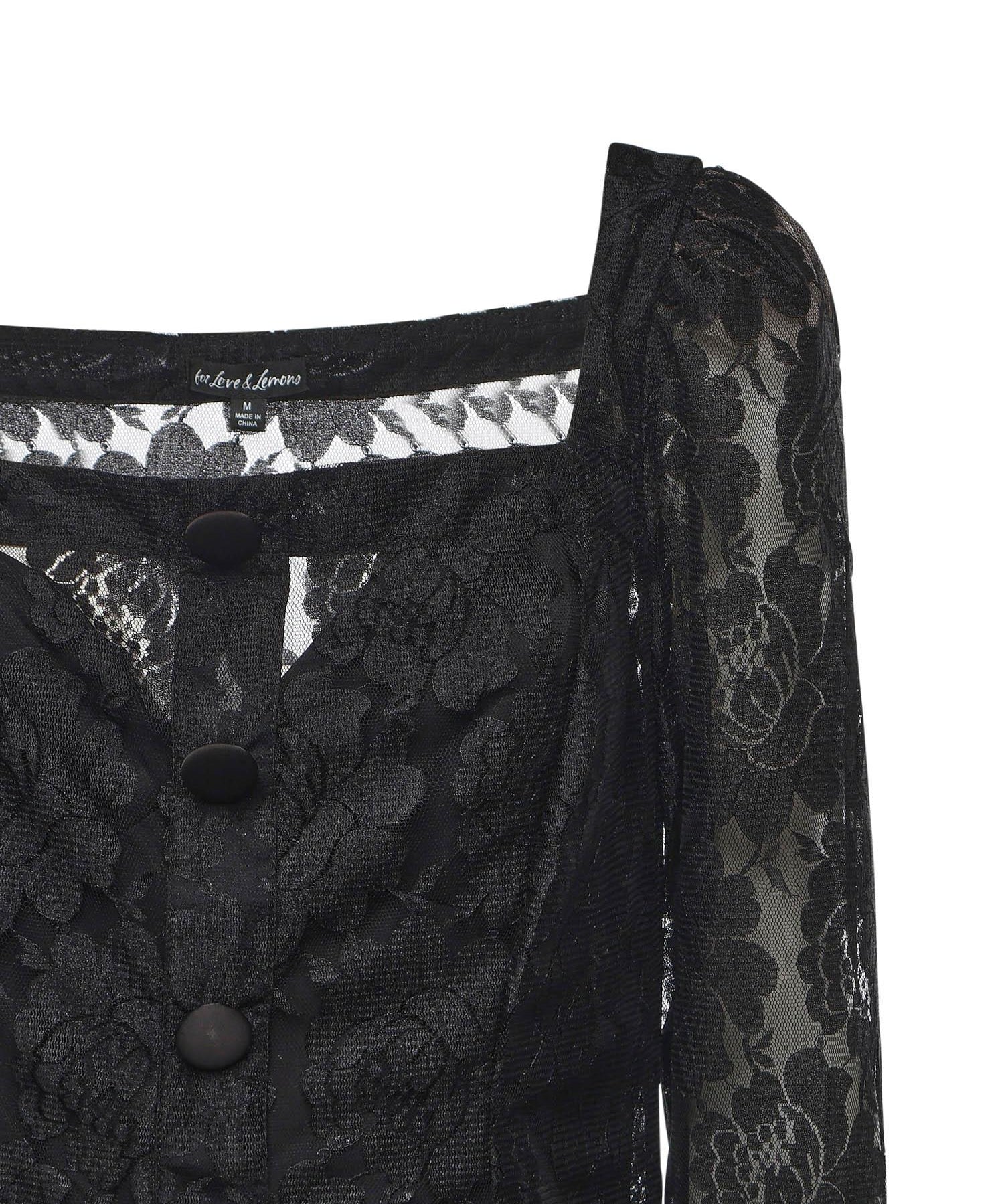 Mini abito Claudia CD3812 BLACK FOR LOVE & LEMONS 