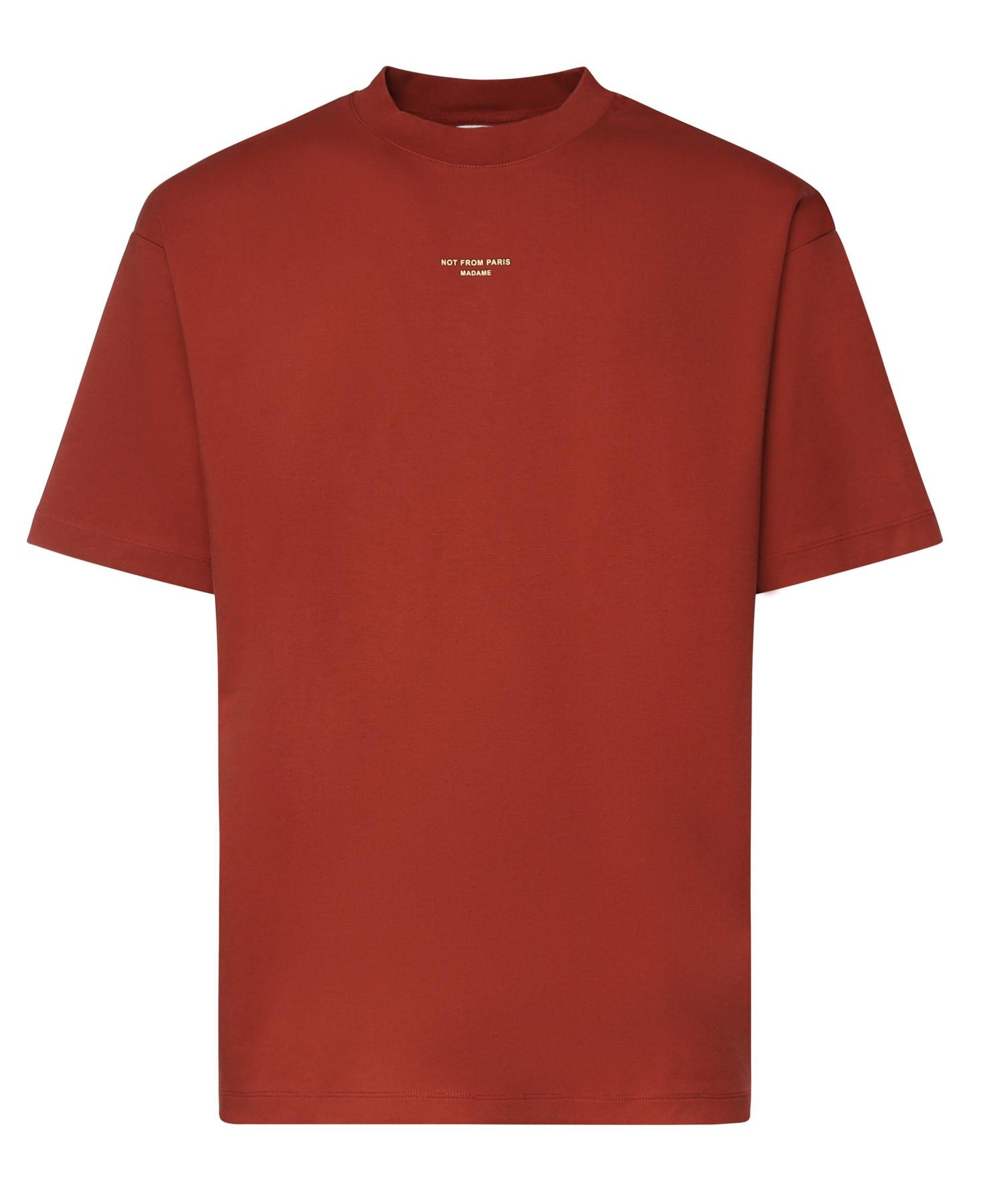 T-shirt Slogan Classique in cotone KTS202CO002 DRD Drôle de Monsieur 