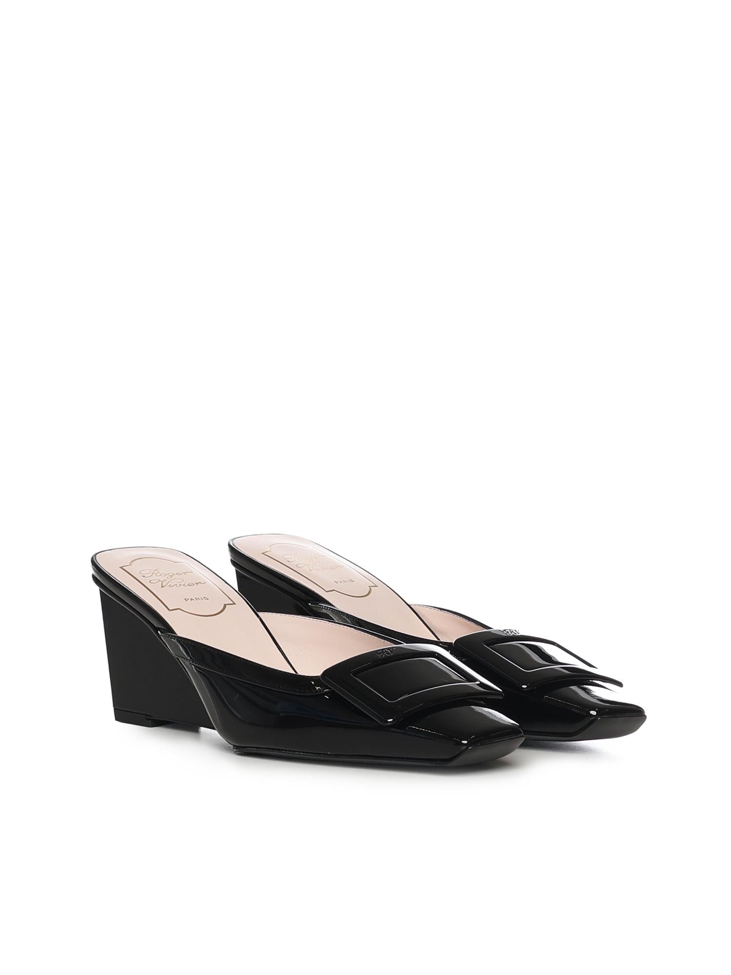 Mule Belle Vivier in vernice RVW80644380D1P B999 ROGER VIVIER 