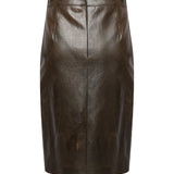 Claudia leather skirt 25FWNGN-0009 VINTAGE NINEMINUTES 