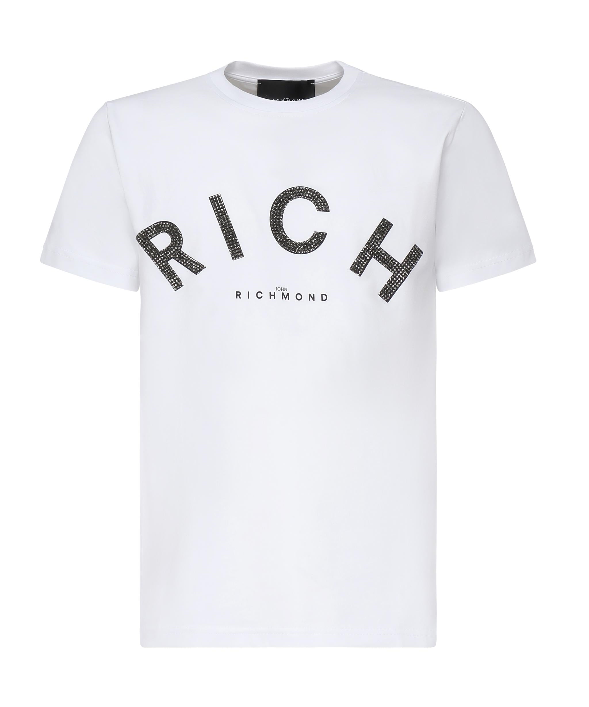 T-shirt con logo<BR/> RMP25478TS  JOHN RICHMOND 