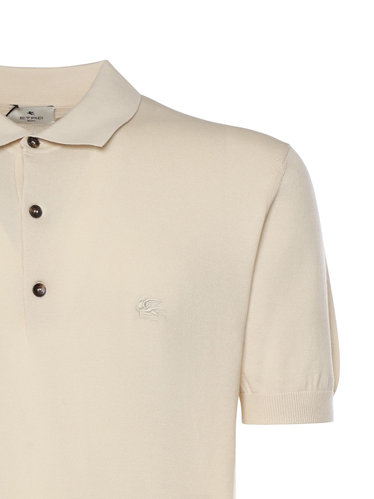 Polo in cotone con logo MRKF0004 AQ408W3796 ETRO 