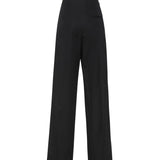Pantaloni in lana grain de poudre compatta 771675 V3YS01002 BOTTEGA VENETA 