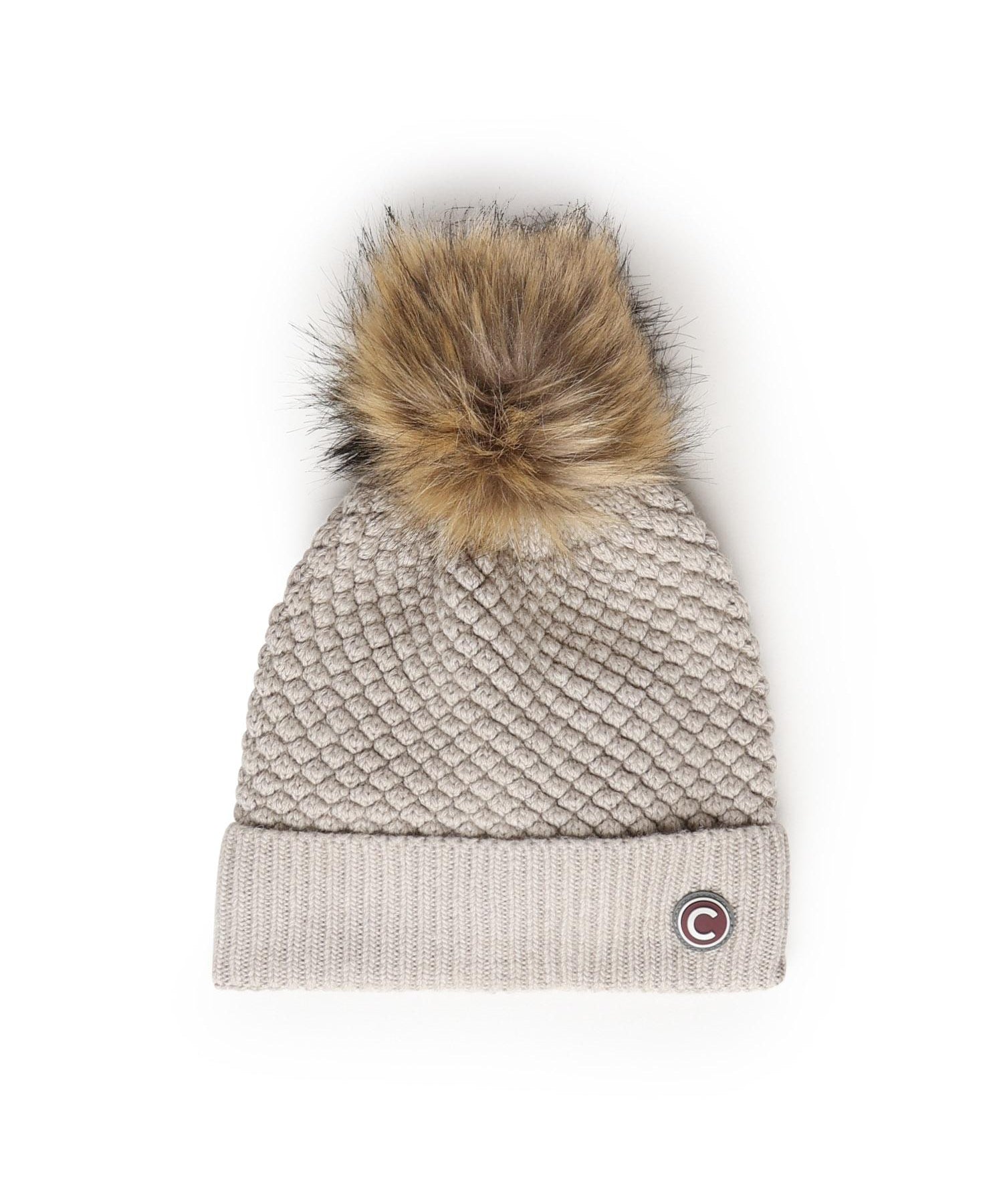 Cappello con pompon in pelliccia 4854E 3XS6 COLMAR ORIGINALS 