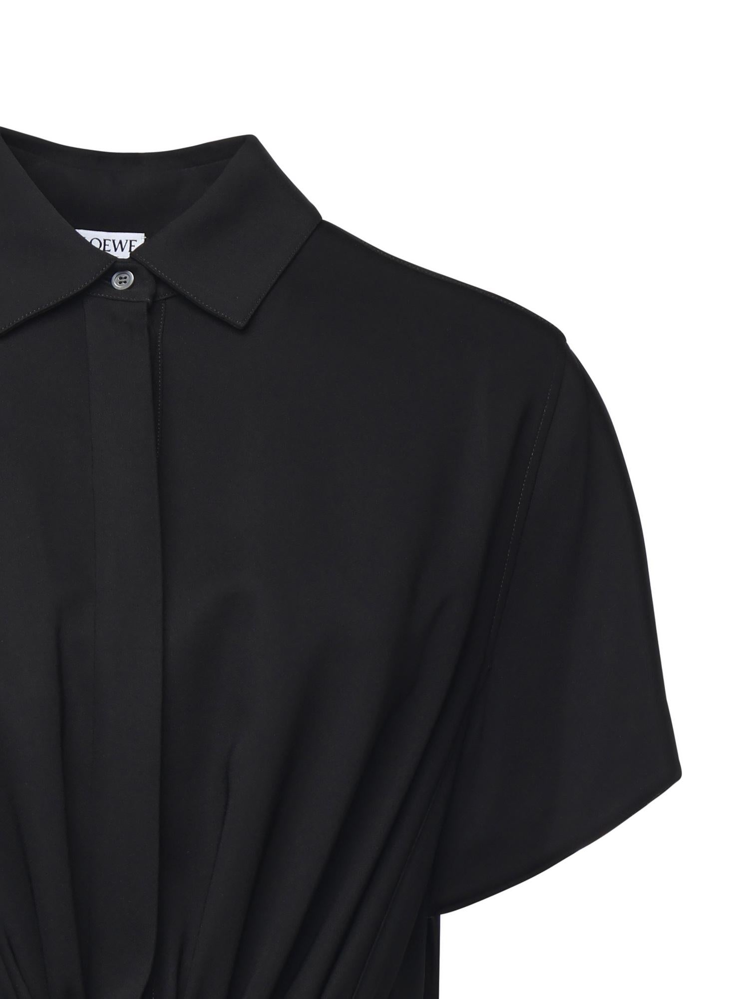 Abito con cintura in viscosa stretch S540Y09XTW 1100 LOEWE 