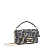 Borsa Baguette® Mini in jacquard FF effetto denim 8BS017 AWVAF0NAP FENDI 