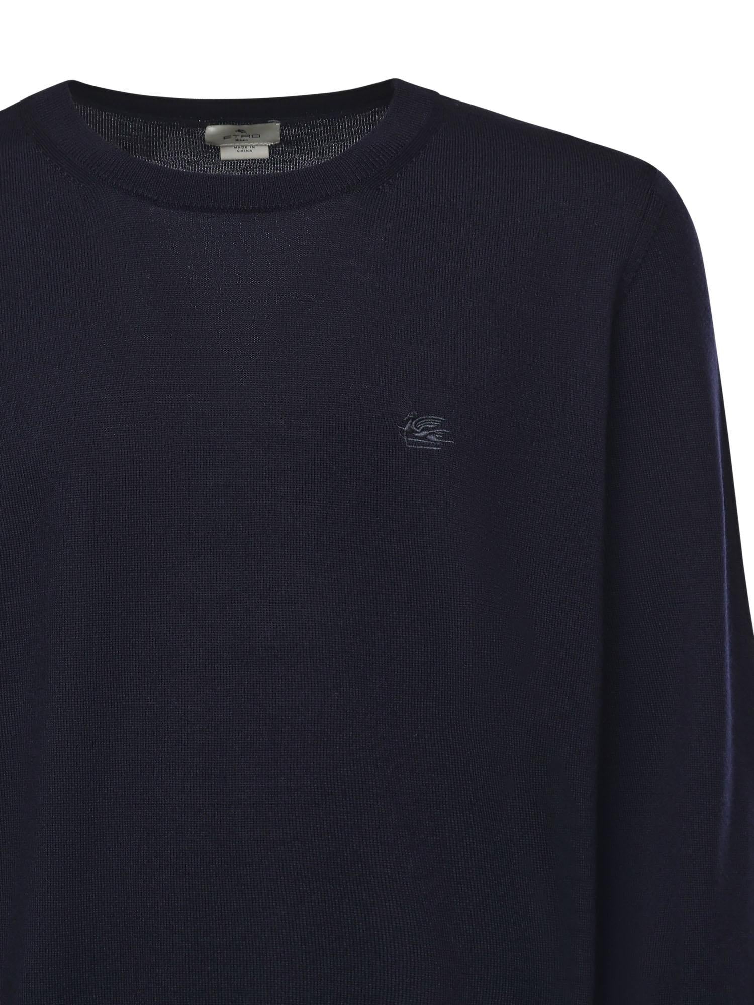 Maglione in lana con monogram ricamato MRKF0096 AL291B0665 ETRO 