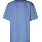 T-shirt in cotone con taschino con zip FY0936 ARYRF0GCT FENDI 