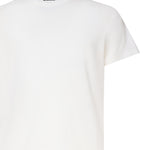 T-shirt con logo ricamato J47GC0012 J45031100 JIL SANDER 