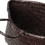 Borsa Bamboo Triple Jump small in pelle 8811 DK BROWN DRAGON DIFFUSION 