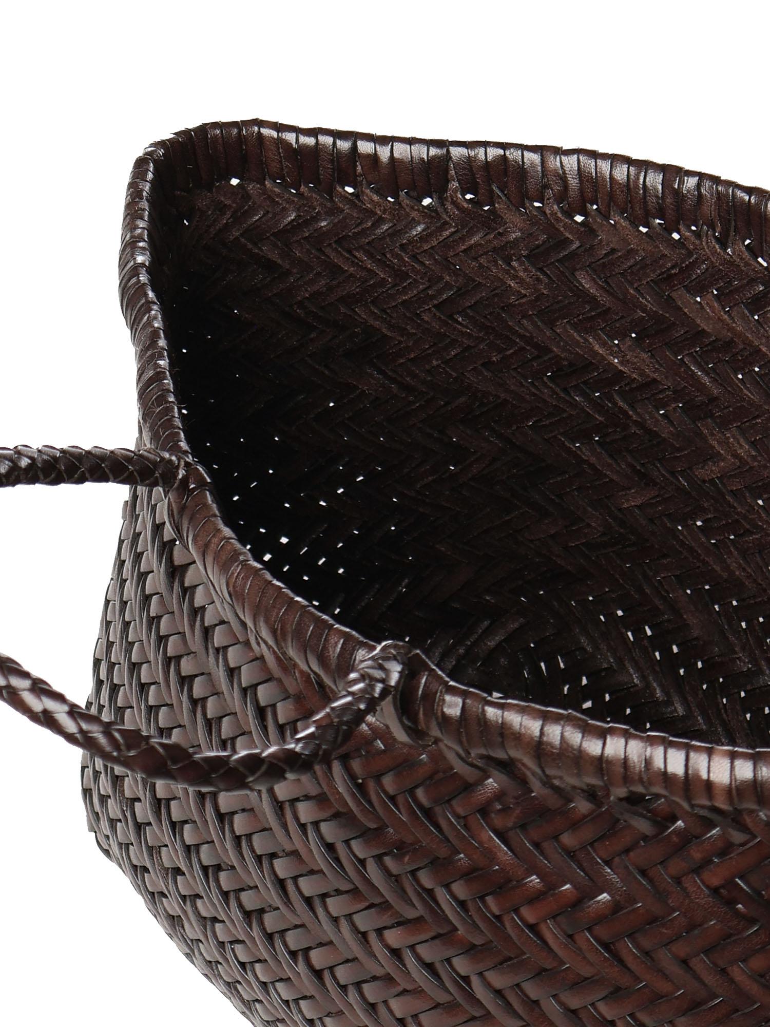 Borsa Bamboo Triple Jump small in pelle 8811 DK BROWN DRAGON DIFFUSION 