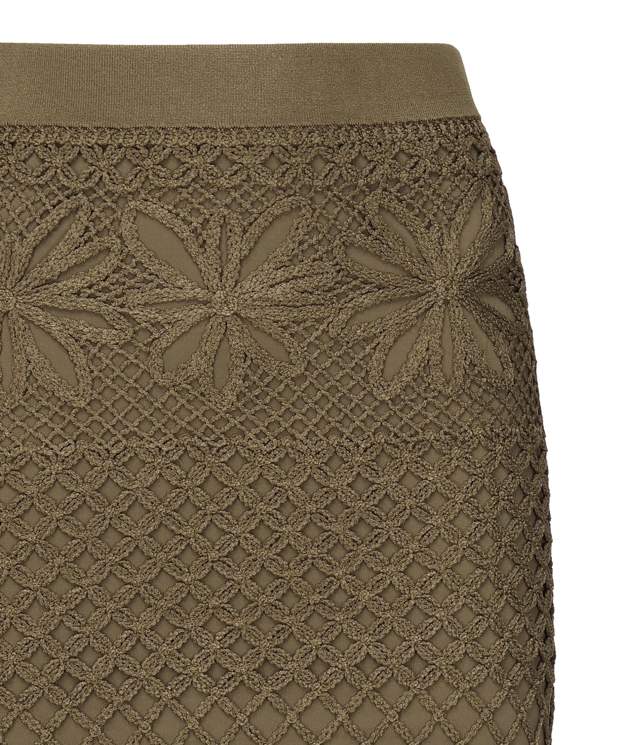 Gonna lunga effetto crochet fantasia 104732 A2FFX26 PINKO 