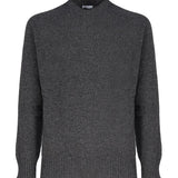 Maglia girocollo in cashmere mouliné UXA249 Y1B10EM453 MALO 