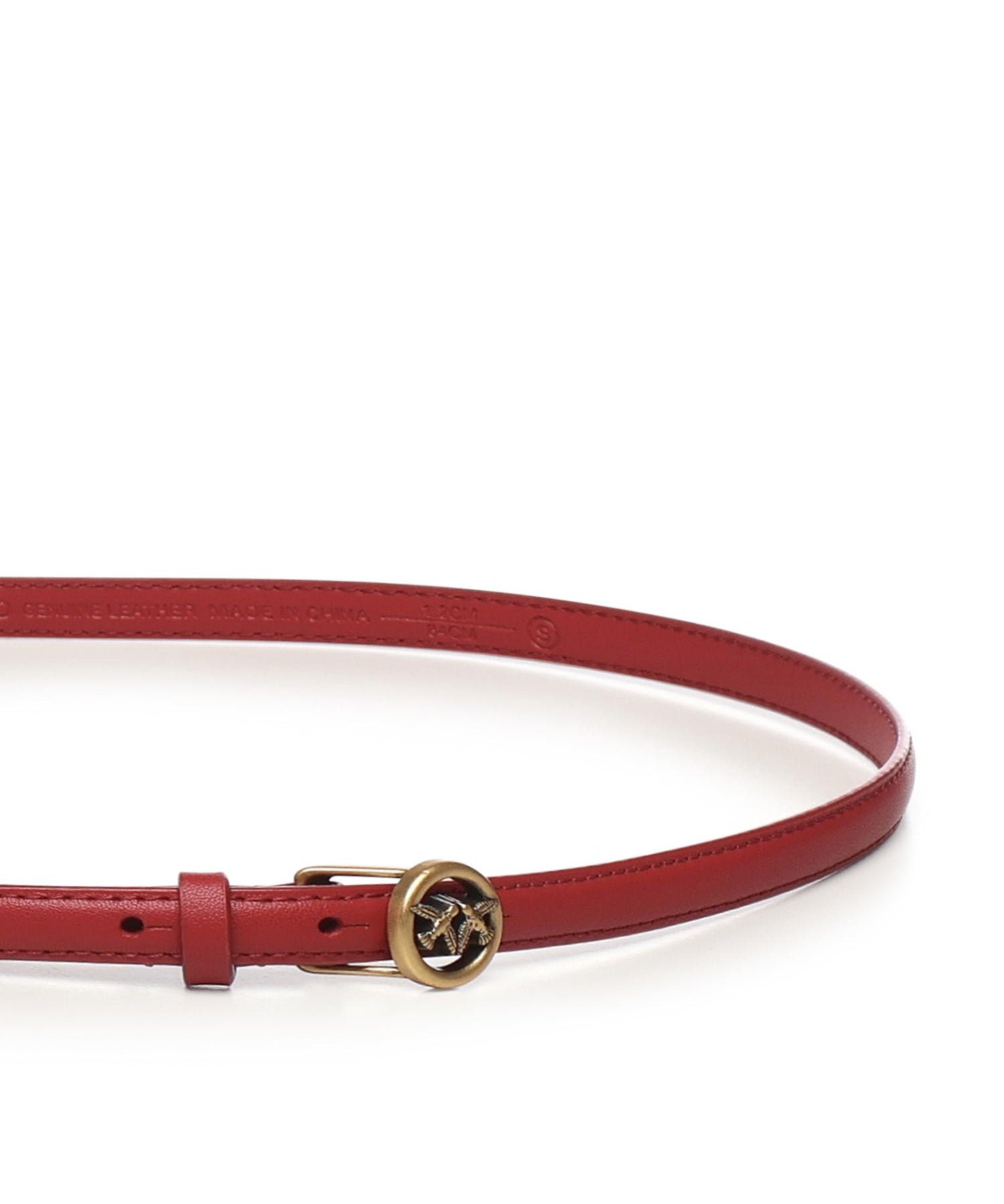 Cintura sottile in pelle<BR/> 105481 A0F1OA4Q PINKO 