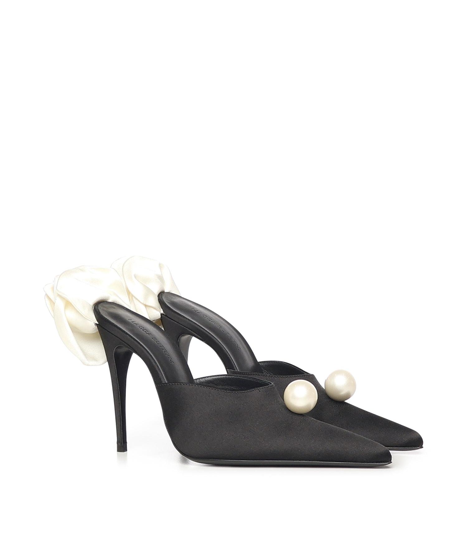 Mules con fiori in raso 5317230000058  MAGDA BUTRYM 