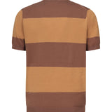 T-shirt a righe con logo K35129 0876 SUN 68 