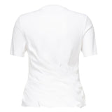 T-shirt drappeggiata in misto cotone S359Y22XA2 2100 LOEWE 