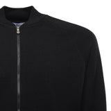 Felpa con zip in lana<BR/> 14803 57133099 GALIANO 