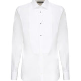 Camicia tuxedo in popeline di cotone G5EN5T GF217W0800 DOLCE & GABBANA 