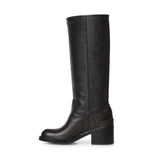 Stivali biker Dakota in pelle CHC25A12ESY 001 CHLOÉ 