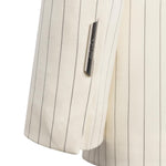 Blazer monopetto in fresco di lana gessato DJ847 ES0080D001 DONDUP 