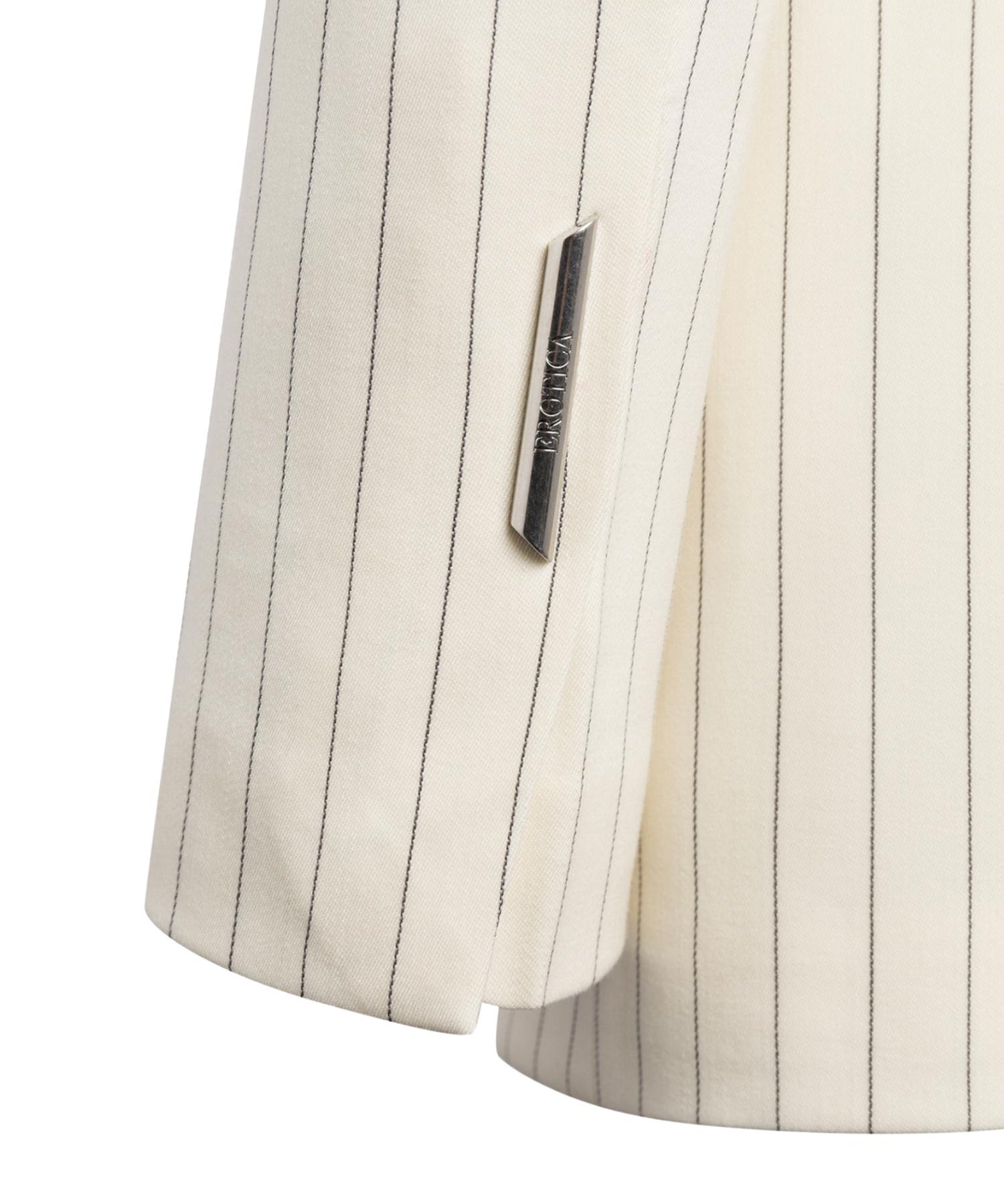 Blazer monopetto in fresco di lana gessato DJ847 ES0080D001 DONDUP 