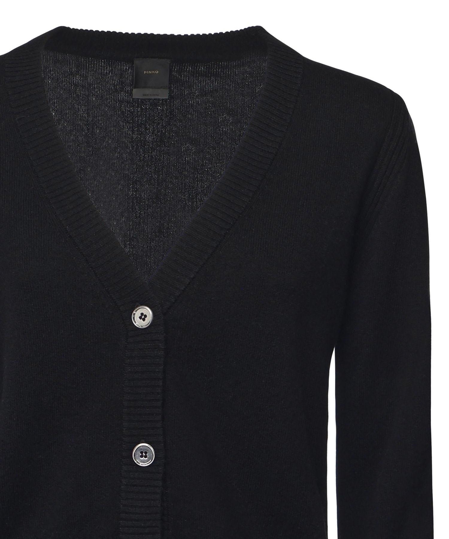 Cardigan con scollo a V 105447 A2Q9Z99 PINKO 