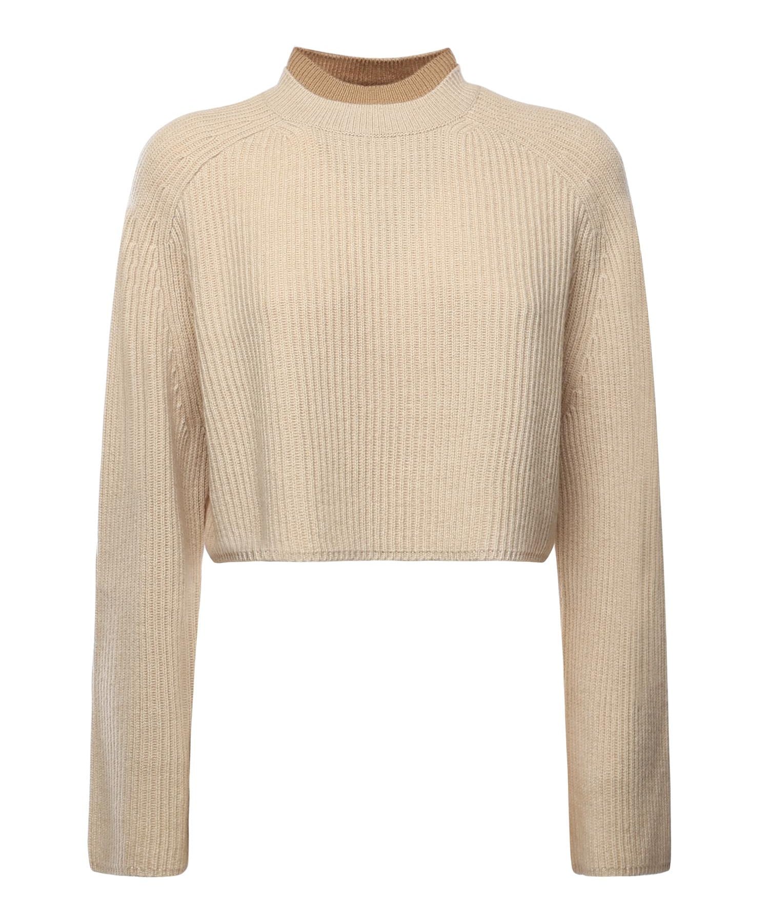 Maglia cropped in lana e cashmere 2521366172600 017 MAX MARA 