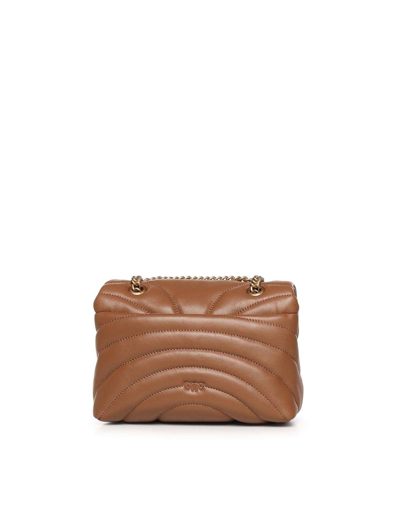 Mini bag Love Bag Puff Butterfly a tracolla in nappa 100039 A1EXL17Q PINKO 