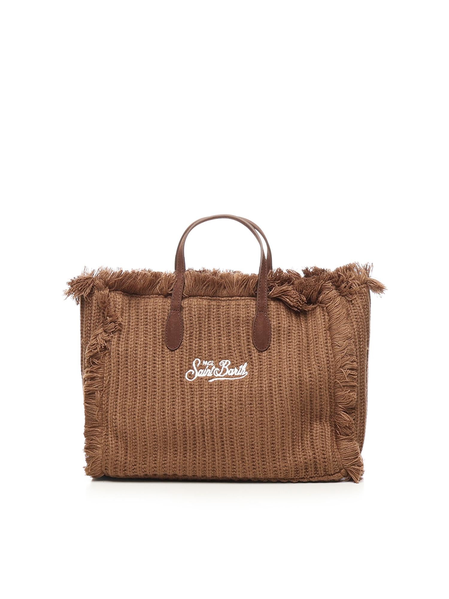 Borsa a mano Colette Wool Rib a trecce COL0039 01042I MC2 SAINT BARTH 