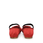 Ballerine in raso con logo 5F794D QU6F0011 MIU MIU 