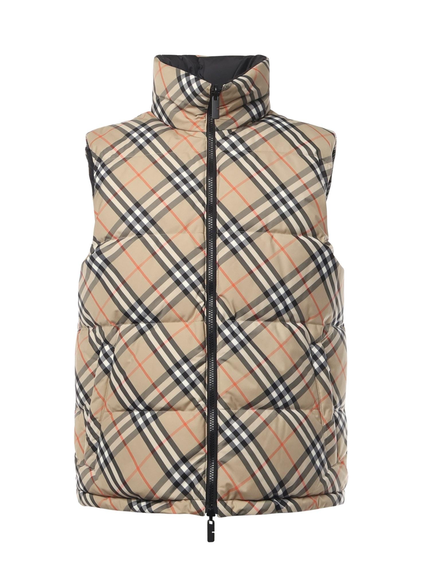 Gilet imbottito reversibile Check 8110200 B9368 BURBERRY 