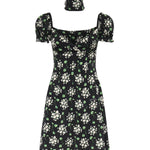 Miniabito in charmeuse di seta con stampa F659HT FSA85HX6BX DOLCE & GABBANA 