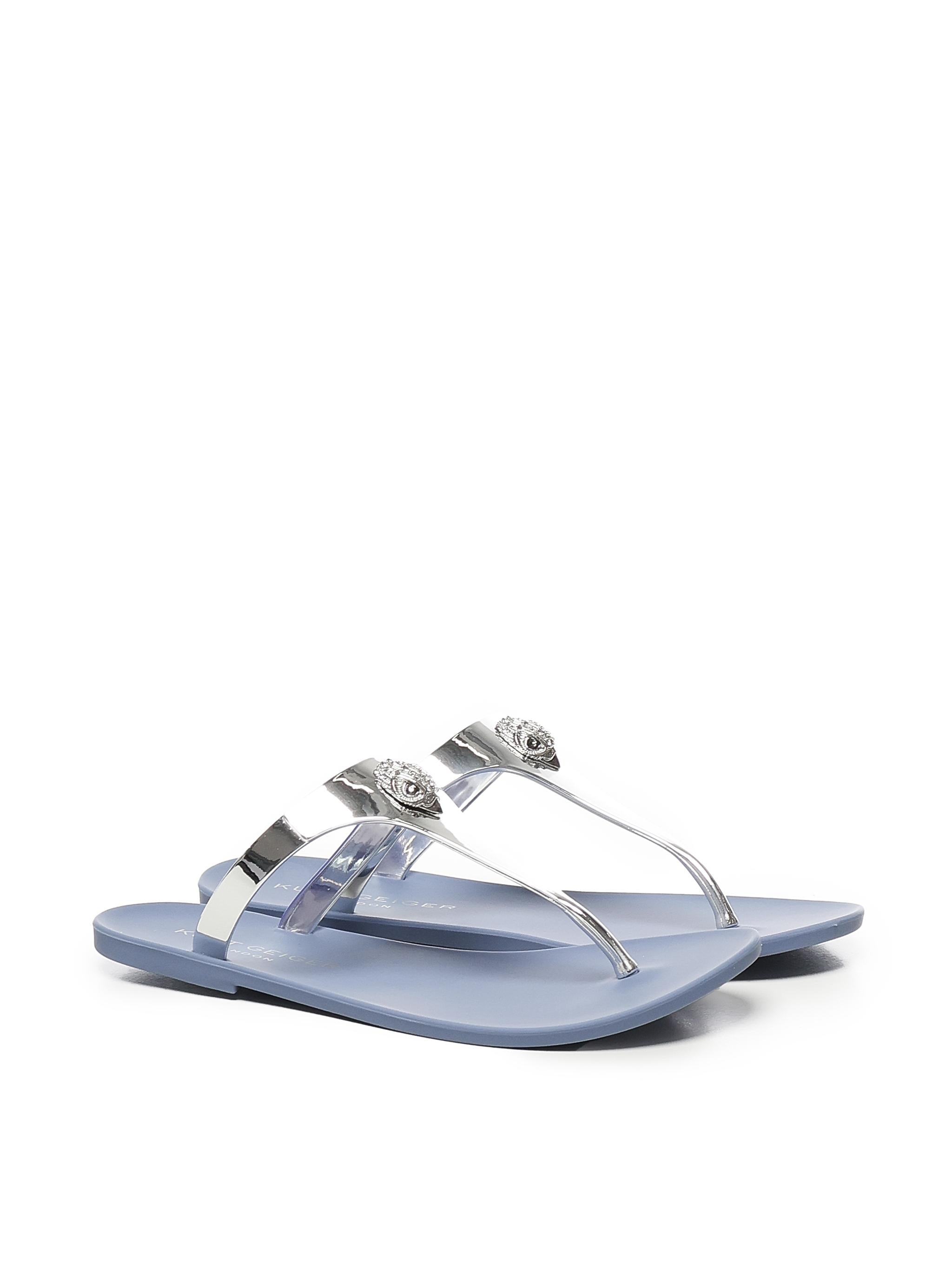 Sandali infradito Maddison t-bar 9796367979 SILVER KURT GEIGER 