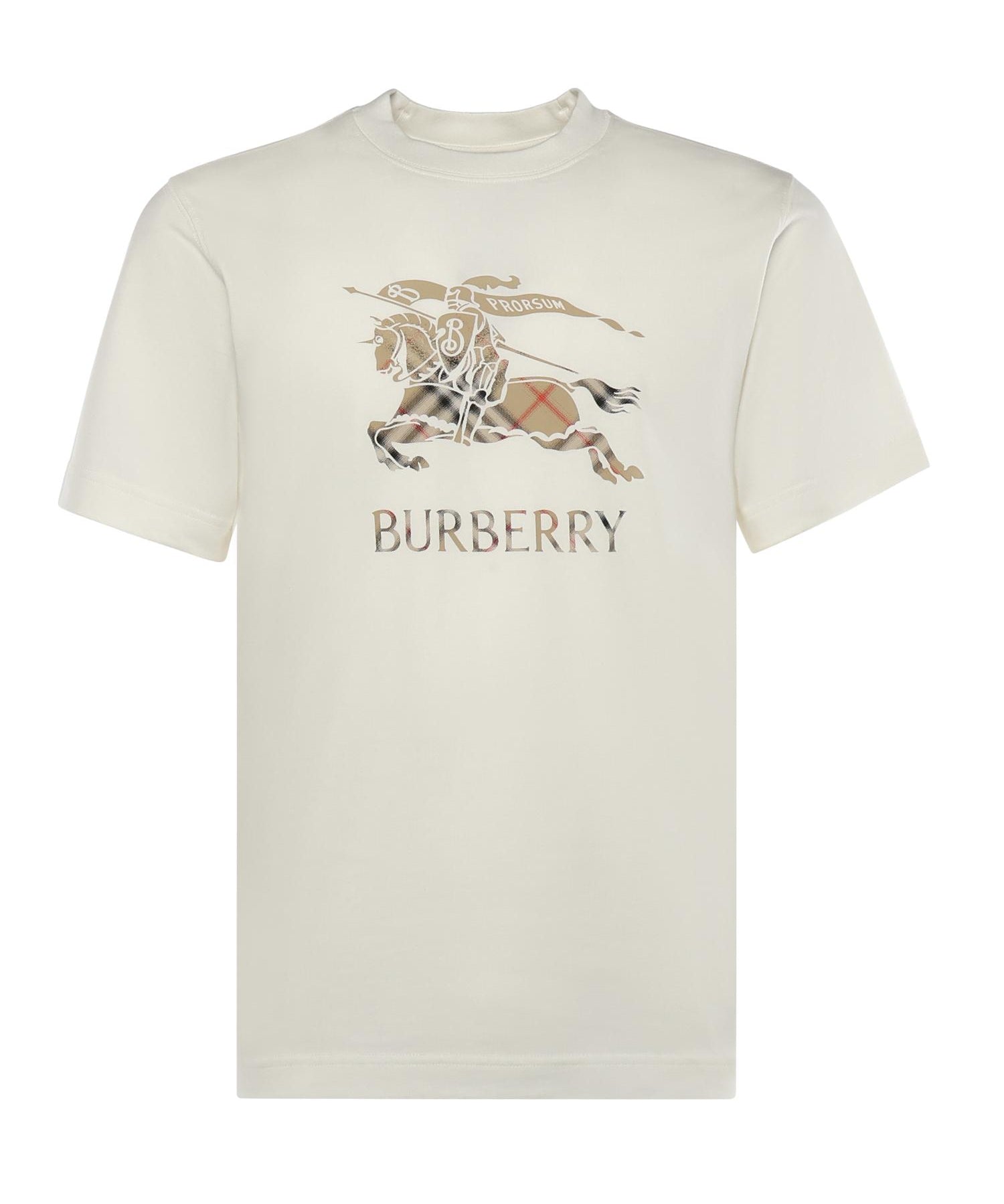 T-shirt in cotone con EKD sfumato 8119014 B7078 BURBERRY 