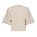 T-shirt crop con logo 104604 A2CSC03 PINKO 
