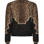 Pullover con stampa animalier DT390 M00972D2999 DONDUP 