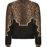 Pullover con stampa animalier DT390 M00972D2999 DONDUP 