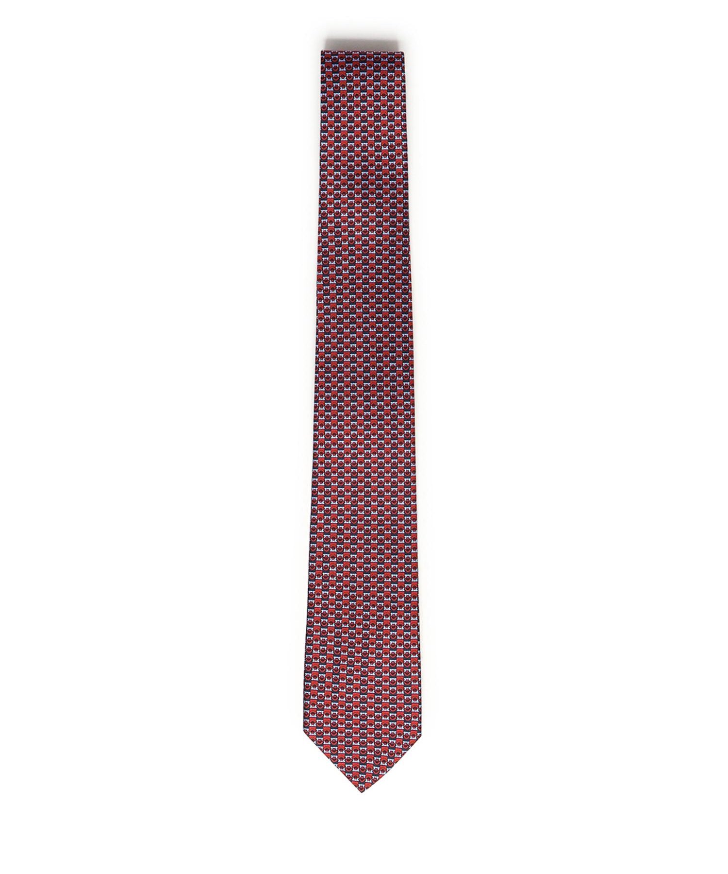 Cravatta in seta con stampa 351313 788903001 FERRAGAMO 