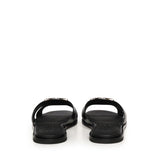 Slipper in pelle con logo SD0463 P001Z99 PINKO 