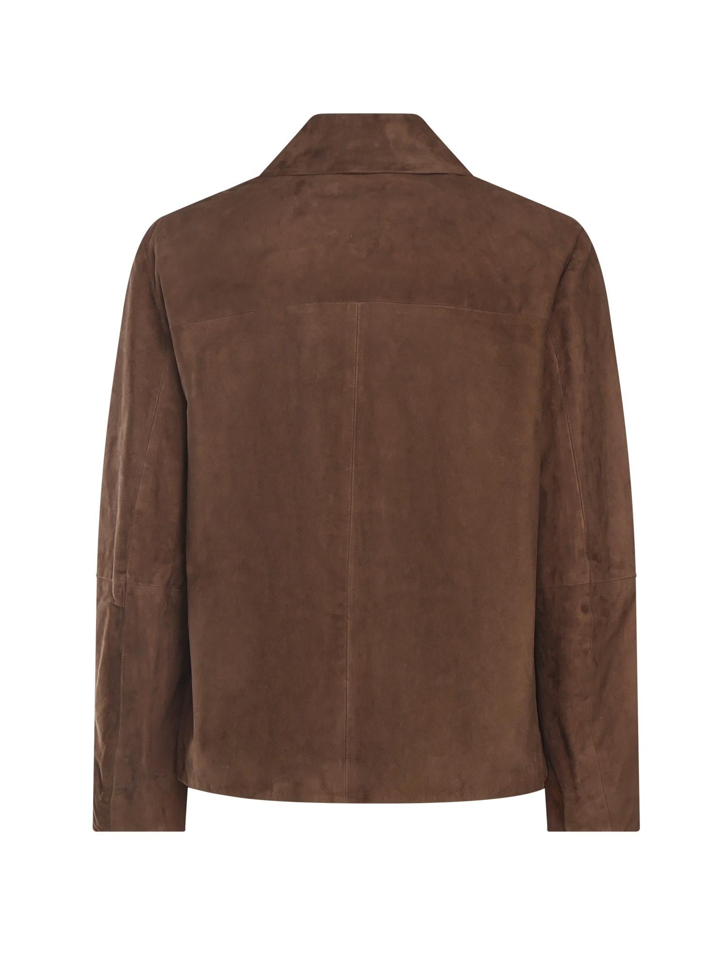 Giacca a camicia in suede 2529446021600 001 'S MAX MARA 