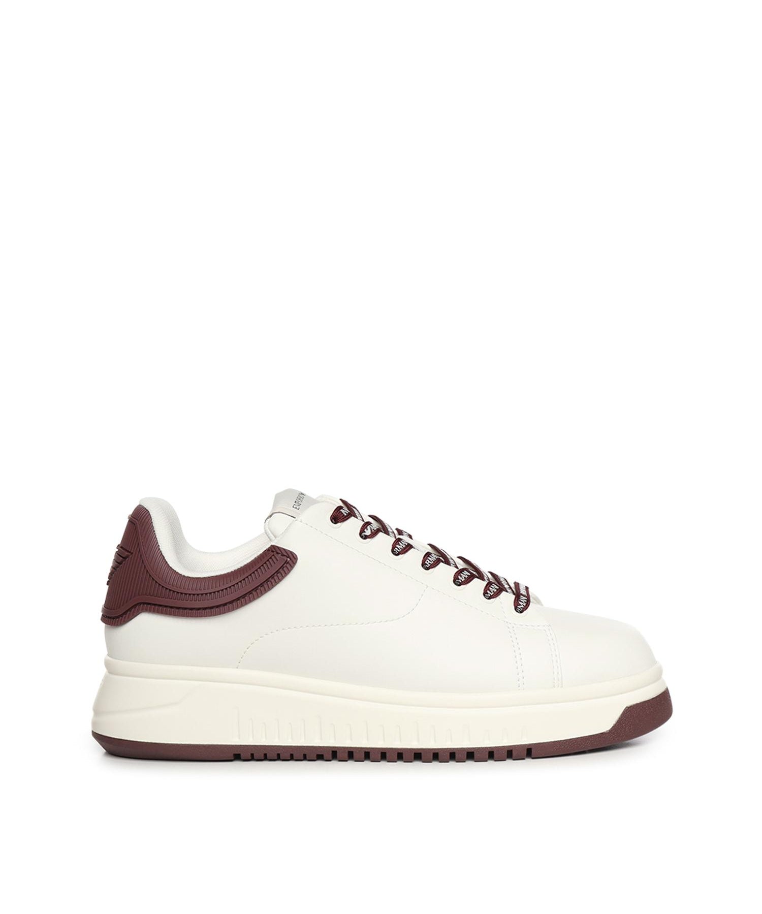 Sneakers in pelle con logo EM003663 AF18212M0363 EMPORIO ARMANI 