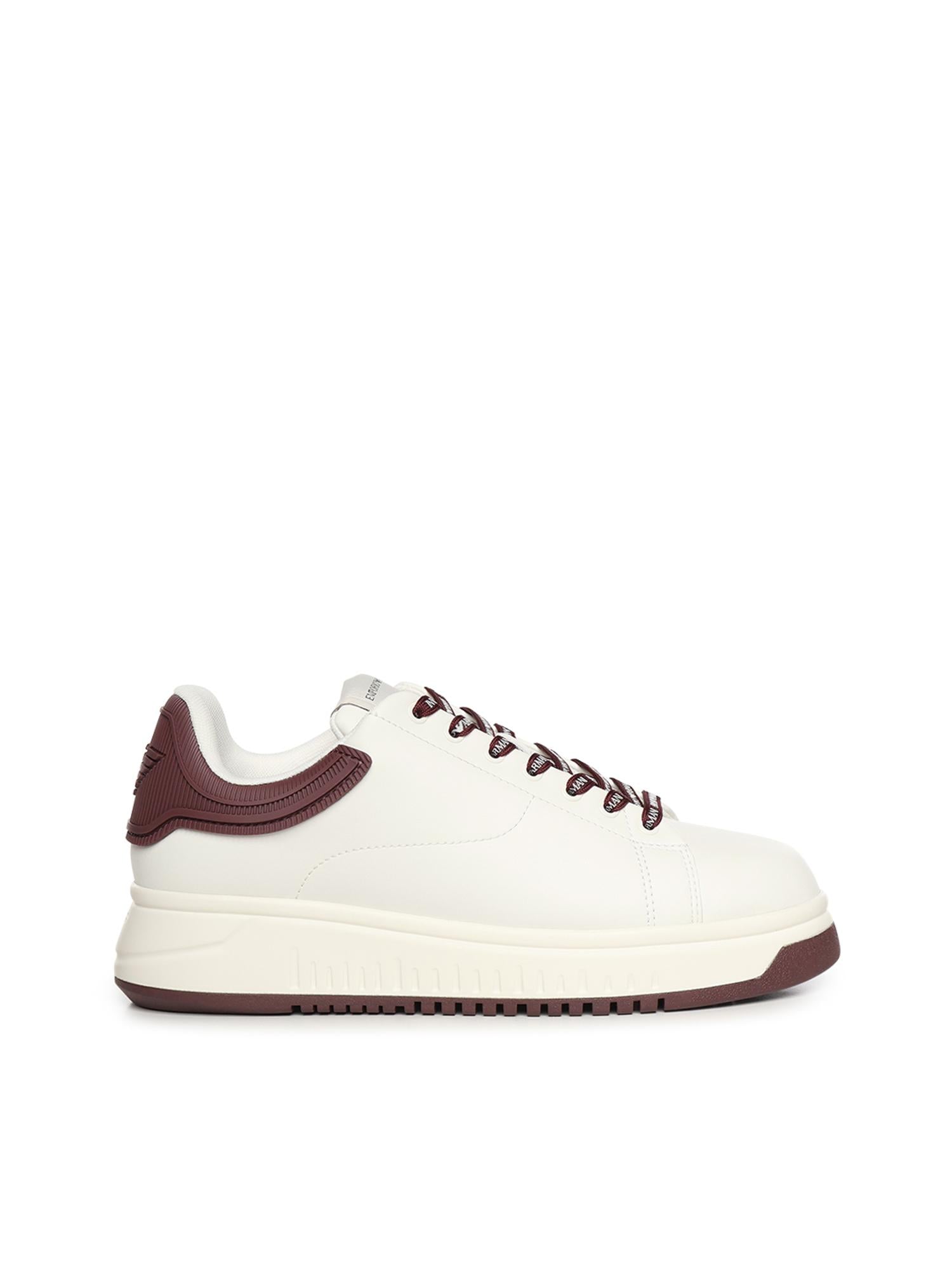 Sneakers in pelle con logo EM003663 AF18212M0363 EMPORIO ARMANI 