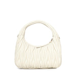 Borsa hobo Wander in nappa matelassé 5BC125 AN88F0009 MIU MIU 