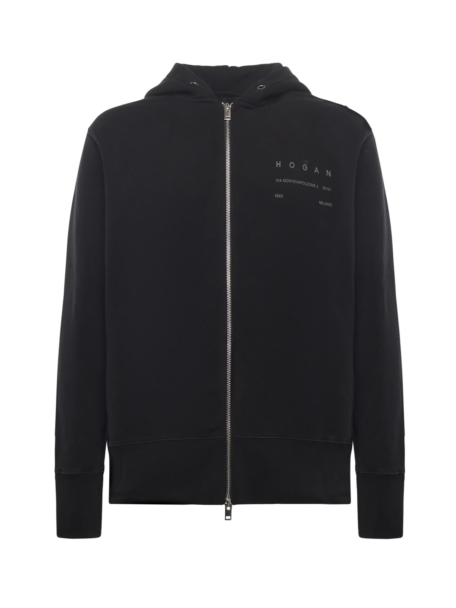 Felpa con zip in cotone KQMB551203TXUY B999 HOGAN 