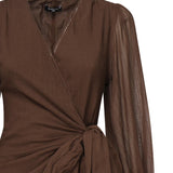 Abito lungo Elsa fit and flare 5GGK53 7317AA14C MARCIANO BY GUESS 