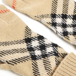 Guanti in misto cashmere Check 8114774 A2021 BURBERRY 
